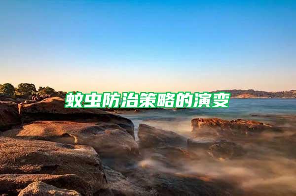 蚊蟲防治策略的演變