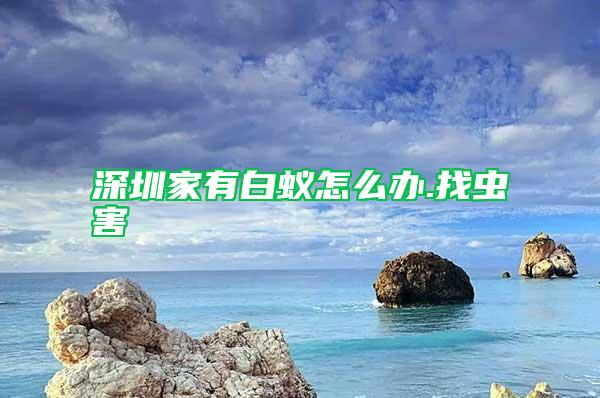 深圳家有白蟻怎么辦.找蟲害