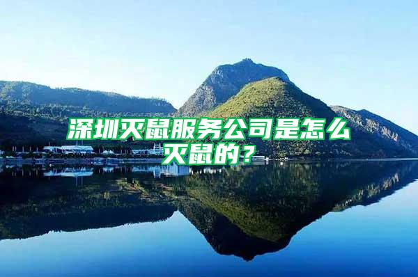 深圳滅鼠服務(wù)公司是怎么滅鼠的？
