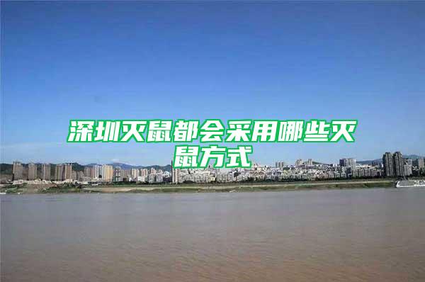 深圳滅鼠都會(huì)采用哪些滅鼠方式