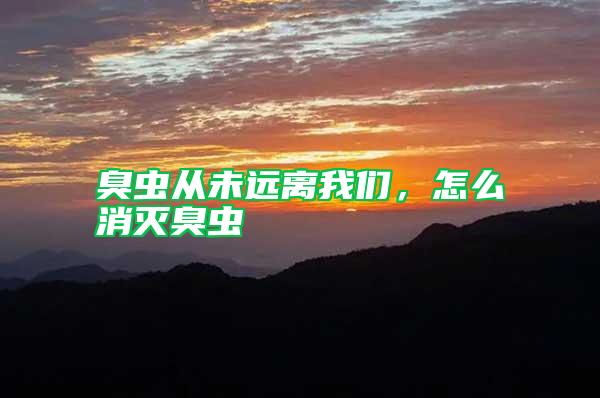 臭蟲(chóng)從未遠(yuǎn)離我們，怎么消滅臭蟲(chóng)