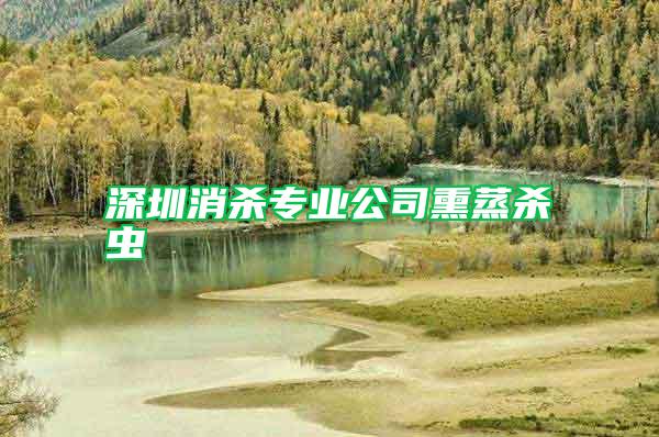 深圳消殺專業(yè)公司熏蒸殺蟲(chóng)