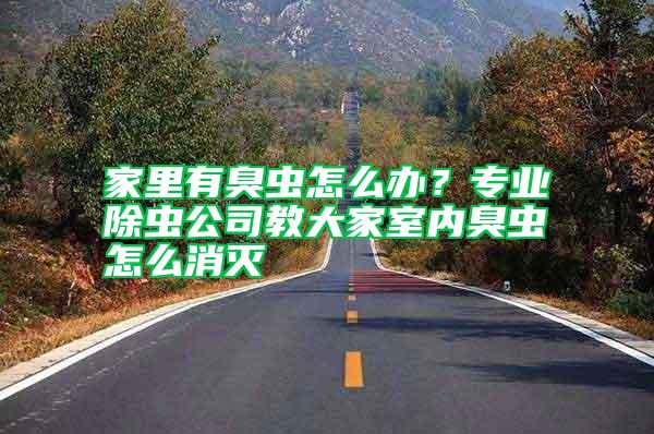 家里有臭蟲(chóng)怎么辦？專業(yè)除蟲(chóng)公司教大家室內(nèi)臭蟲(chóng)怎么消滅