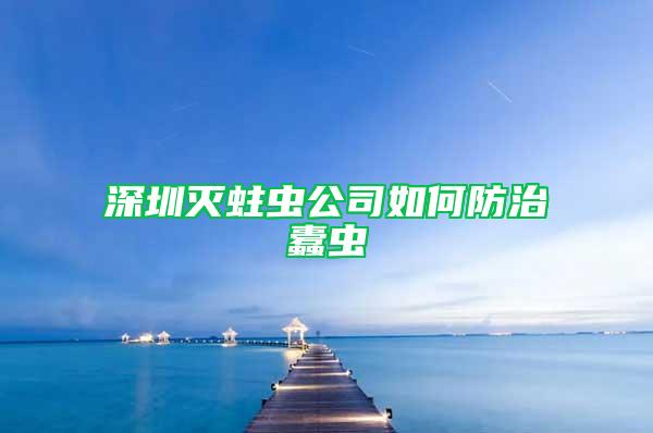 深圳滅蛀蟲(chóng)公司如何防治蠹蟲(chóng)