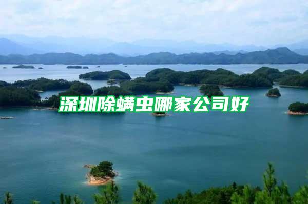 深圳除螨蟲哪家公司好