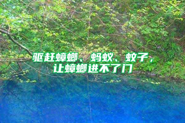 驅(qū)趕蟑螂、螞蟻、蚊子，讓蟑螂進不了門