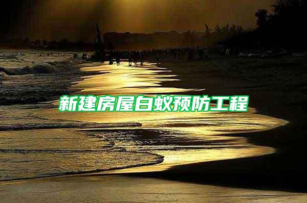 新建房屋白蟻預(yù)防工程