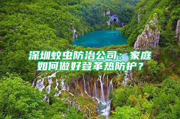 深圳蚊蟲防治公司：家庭如何做好登革熱防護(hù)？
