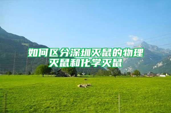 如何區(qū)分深圳滅鼠的物理滅鼠和化學(xué)滅鼠