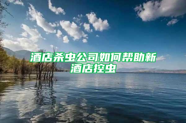 酒店殺蟲公司如何幫助新酒店控蟲