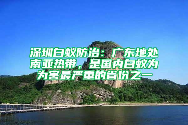 深圳白蟻防治：廣東地處南亞熱帶，是國內(nèi)白蟻為為害最嚴(yán)重的省份之一