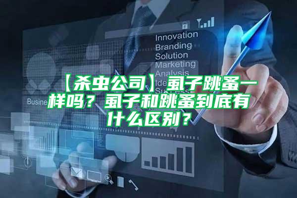 【殺蟲公司】虱子跳蚤一樣嗎？虱子和跳蚤到底有什么區(qū)別？