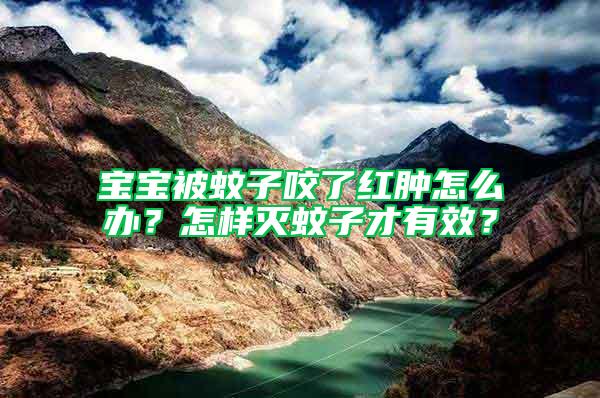 寶寶被蚊子咬了紅腫怎么辦？怎樣滅蚊子才有效？