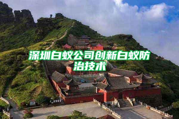深圳白蟻公司創(chuàng)新白蟻防治技術(shù)