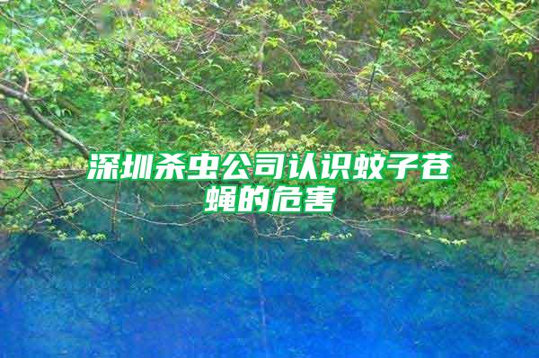 深圳殺蟲公司認識蚊子蒼蠅的危害