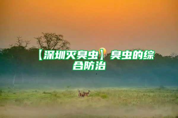 【深圳滅臭蟲】臭蟲的綜合防治