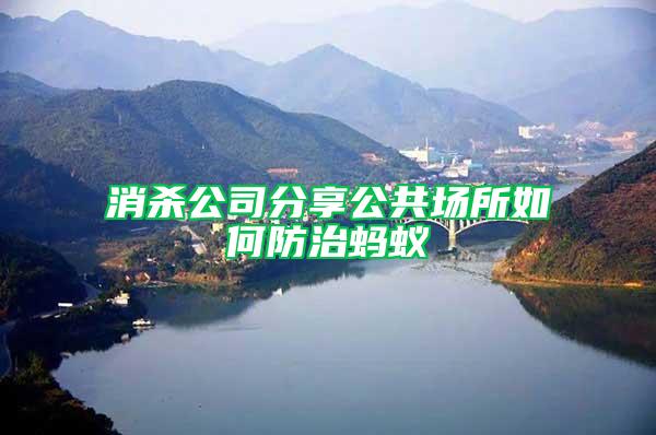 消殺公司分享公共場所如何防治螞蟻