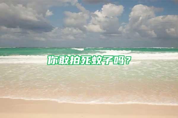 你敢拍死蚊子嗎？
