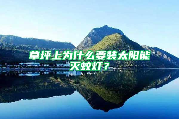 草坪上為什么要裝太陽(yáng)能滅蚊燈？
