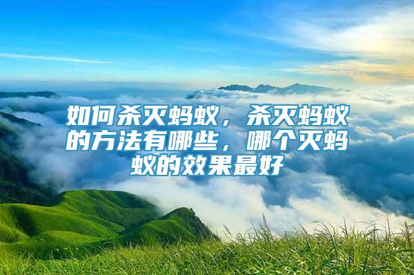 如何殺滅螞蟻，殺滅螞蟻的方法有哪些，哪個(gè)滅螞蟻的效果最好