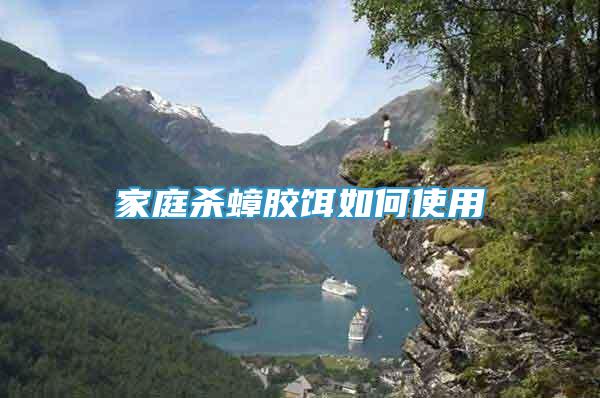 家庭殺蟑膠餌如何使用