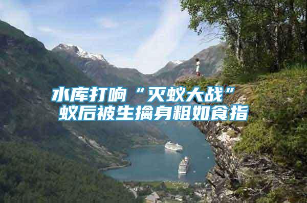水庫(kù)打響“滅蟻大戰(zhàn)” 蟻后被生擒身粗如食指