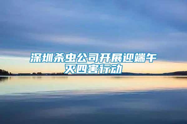 深圳殺蟲公司開展迎端午滅四害行動
