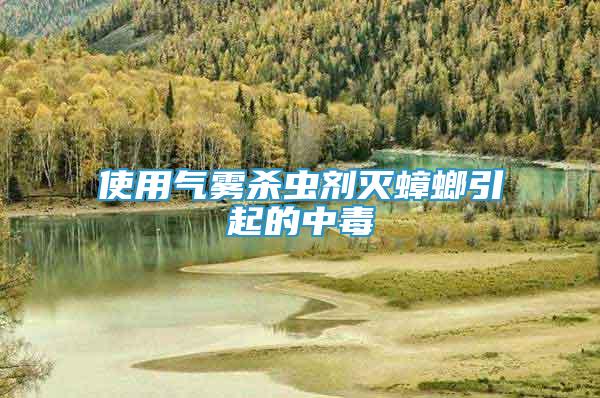 使用氣霧殺蟲(chóng)劑滅蟑螂引起的中毒