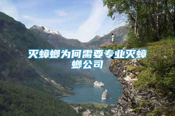 滅蟑螂為何需要專業(yè)滅蟑螂公司