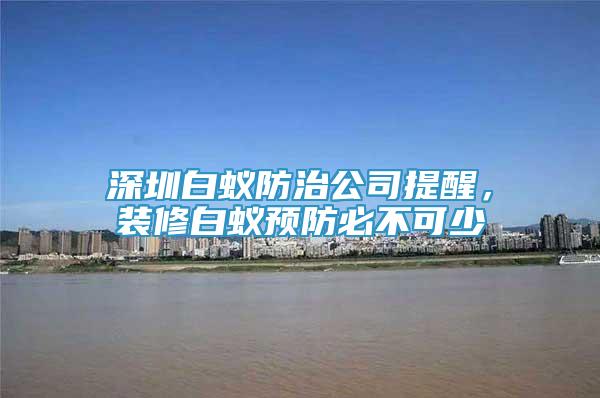 深圳白蟻防治公司提醒，裝修白蟻預(yù)防必不可少