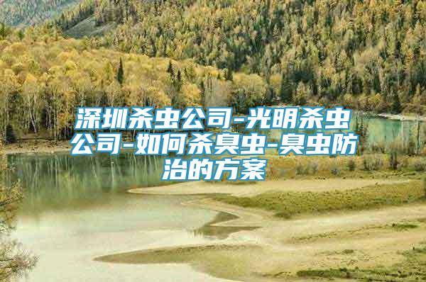 深圳殺蟲公司-光明殺蟲公司-如何殺臭蟲-臭蟲防治的方案