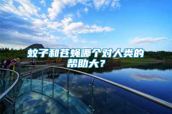 蚊子和蒼蠅哪個(gè)對(duì)人類的幫助大？