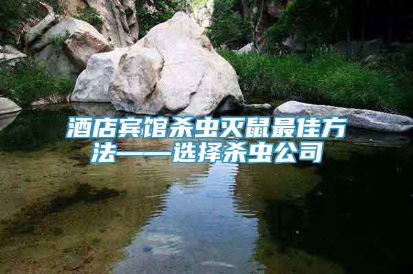 酒店賓館殺蟲(chóng)滅鼠最佳方法——選擇殺蟲(chóng)公司