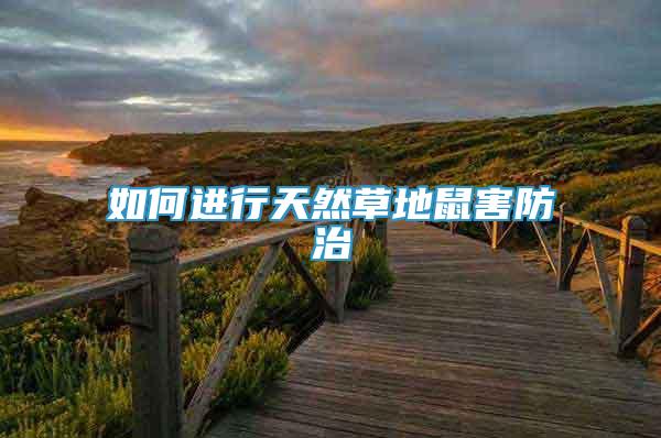 如何進(jìn)行天然草地鼠害防治