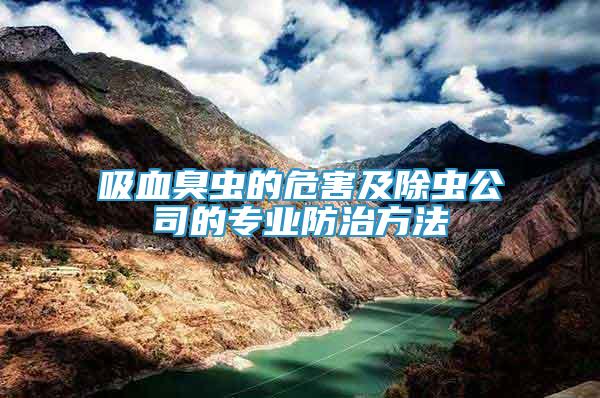 吸血臭蟲的危害及除蟲公司的專業(yè)防治方法
