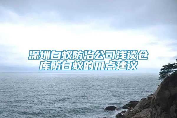 深圳白蟻防治公司淺談倉庫防白蟻的幾點(diǎn)建議