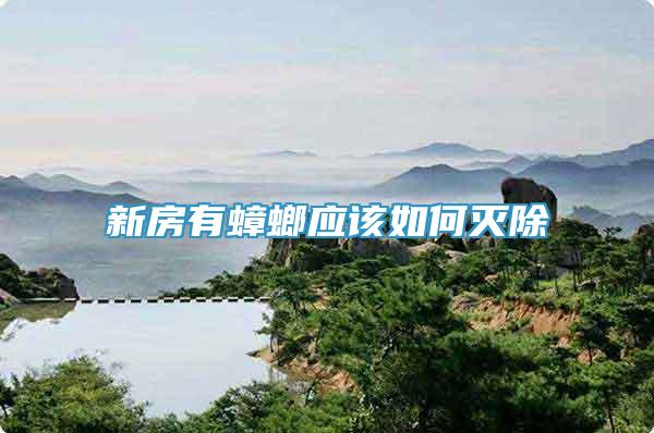 新房有蟑螂應(yīng)該如何滅除