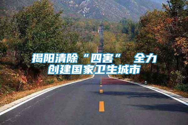 揭陽(yáng)清除“四害” 全力創(chuàng)建國(guó)家衛(wèi)生城市