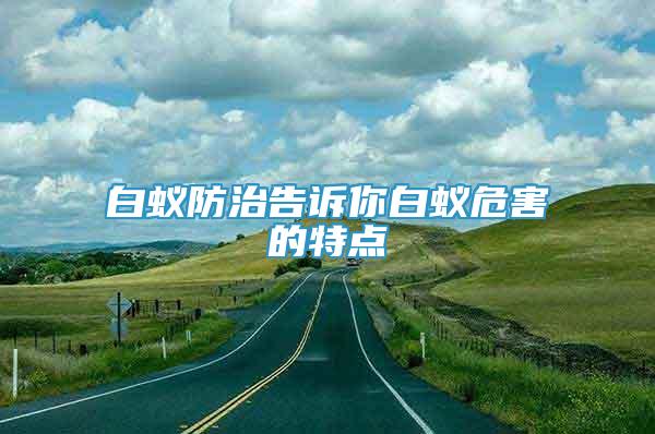 白蟻防治告訴你白蟻危害的特點(diǎn)