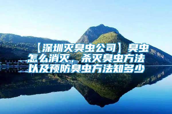 【深圳滅臭蟲公司】臭蟲怎么消滅，殺滅臭蟲方法以及預(yù)防臭蟲方法知多少