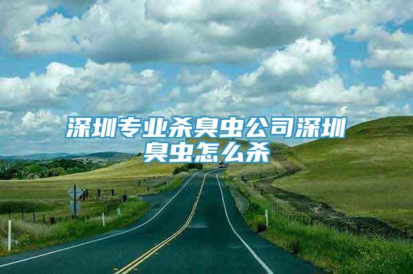 深圳專業(yè)殺臭蟲公司深圳臭蟲怎么殺