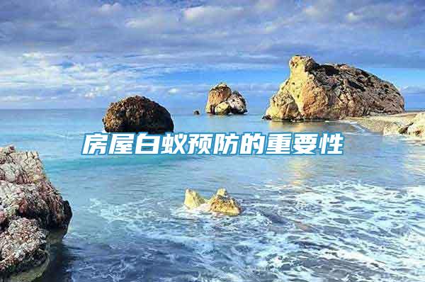 房屋白蟻預(yù)防的重要性