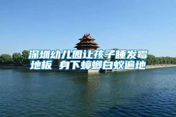 深圳幼兒園讓孩子睡發(fā)霉地板 身下蟑螂白蟻遍地
