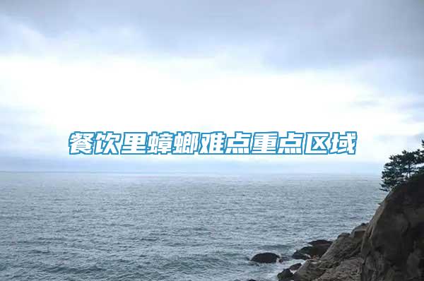 餐飲里蟑螂難點(diǎn)重點(diǎn)區(qū)域