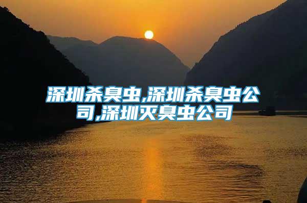 深圳殺臭蟲,深圳殺臭蟲公司,深圳滅臭蟲公司