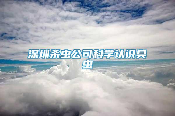 深圳殺蟲公司科學(xué)認(rèn)識(shí)臭蟲