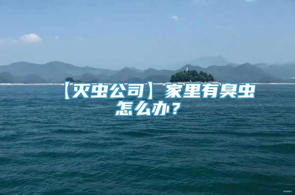 【滅蟲公司】家里有臭蟲怎么辦？