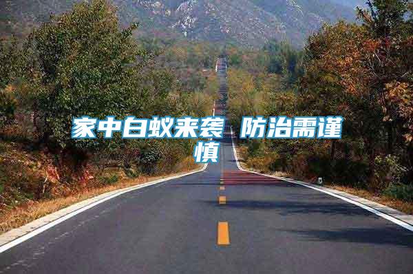 家中白蟻來襲 防治需謹(jǐn)慎