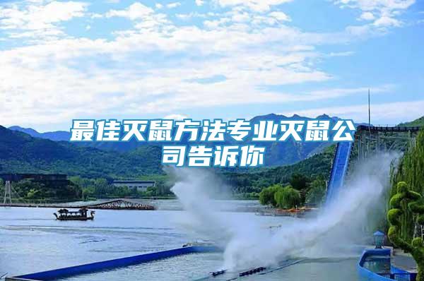 最佳滅鼠方法專業(yè)滅鼠公司告訴你