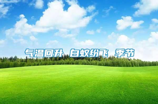 氣溫回升 白蟻紛飛 季節(jié)